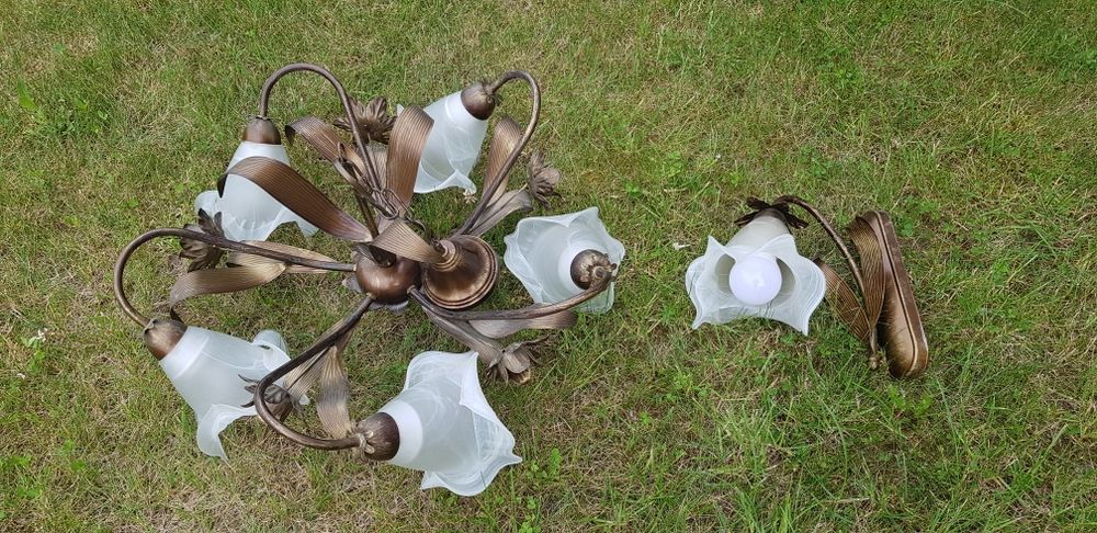 Stylowy żylandor + kinkiet