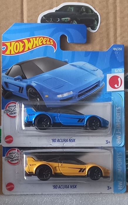 Conjunto 2 , 90 Acura NSX Hot Wheels