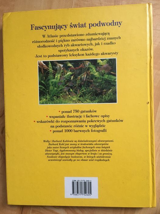 Atlas ryb akwariowych Kahl Voht encyklopedia