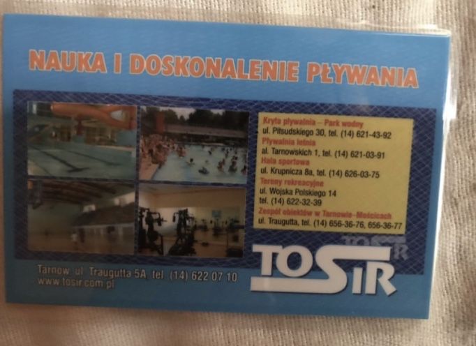 Karnet TOSiR basen