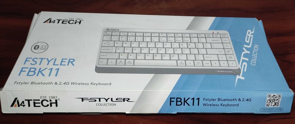 Клавіатура A4Tech FBK-11 біла