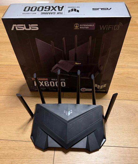 Router Asus TUF-Gaming AX6000 + Asus ZenWiFi AX Mini AX1800