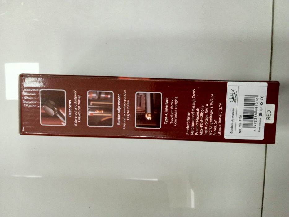 Elektryczna szczotka masująca do skóry głowy USB-C + serum | 3 tryby |