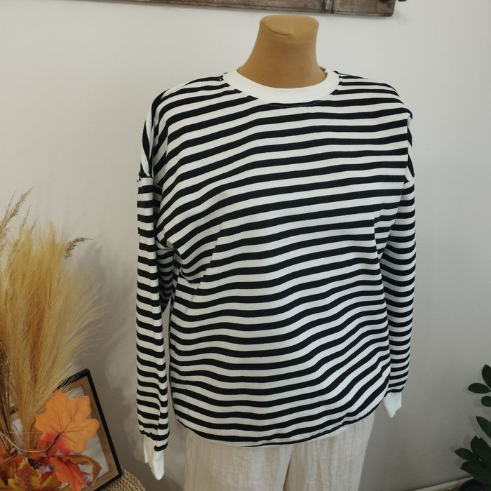 Bluza damska  Sinsay w paski S/M/L ocieplana oversize meszek nowa