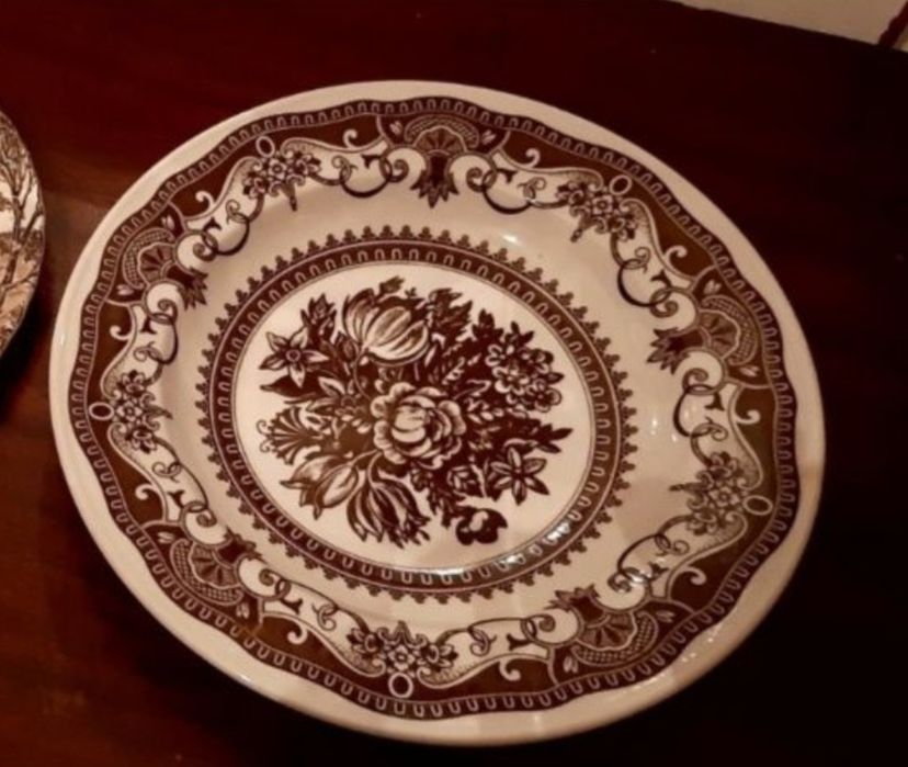 Louça porcelana de Coimbra  prato de 1980