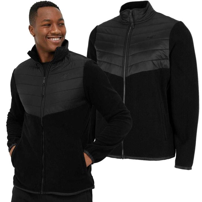 Ciepły Męski Polar 4F Bluza polarowa (PLM014A-20) - M WYSYŁKA 24H