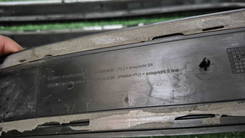 Soleiras S-Line Audi A4 B6 B7 8E originais OEM em excelente estado