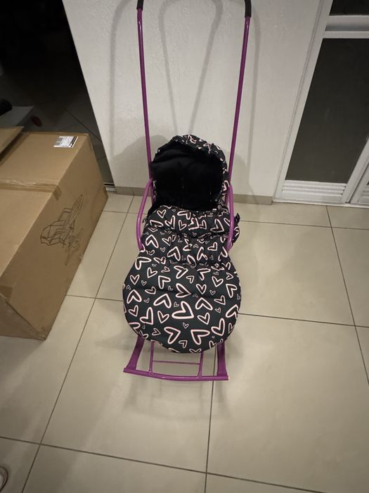 Дитячі санки універсальні сніг асфальт