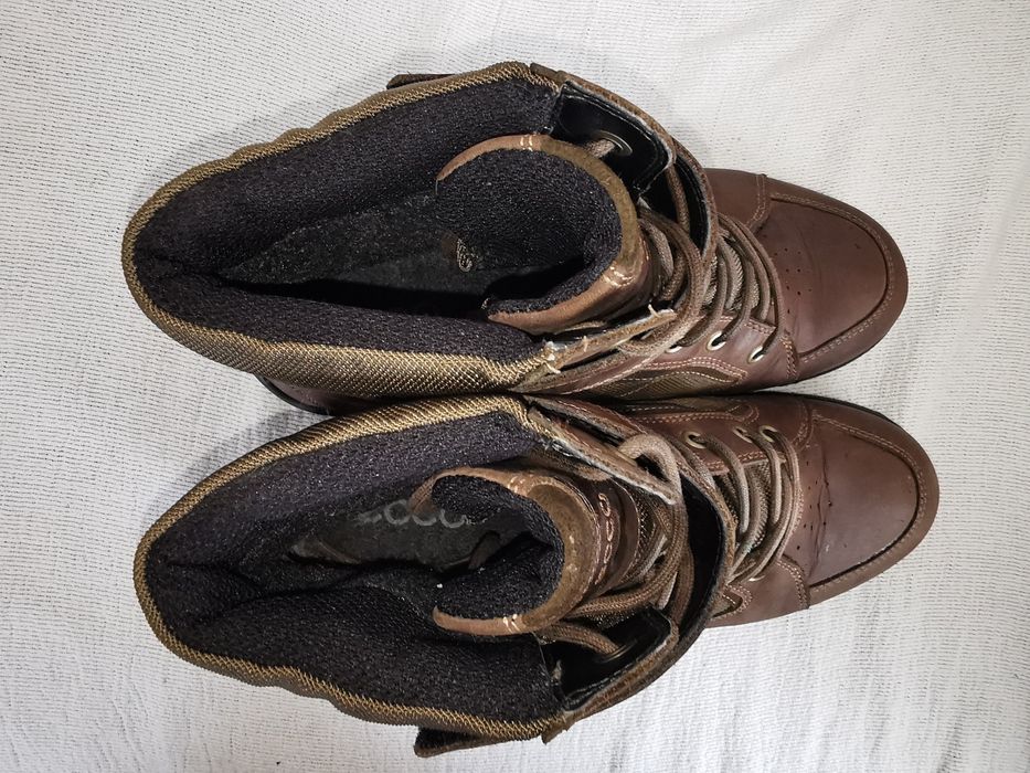 Ecco Gore Tex botki bikery workery 36