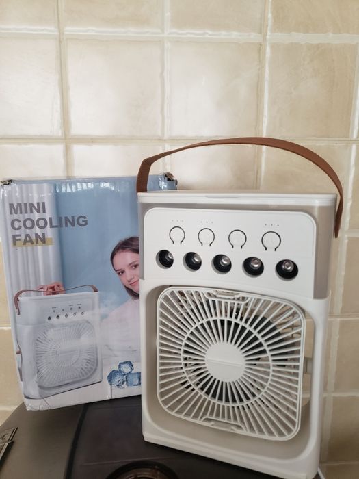 USB-вентилятор, светодиодный ночник,  увлажнитель воздуха, 3-в-1