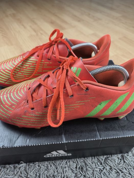 Korki Piłkarskie Adidas Predator Edge czerwone FG amatorki rozmiar 44