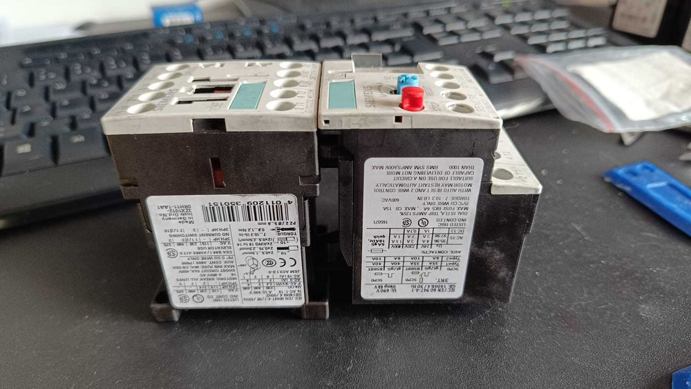 Lote 11 Conjuntos Contatores + Relés Térmicos Siemens Sirius 230V (Usados)