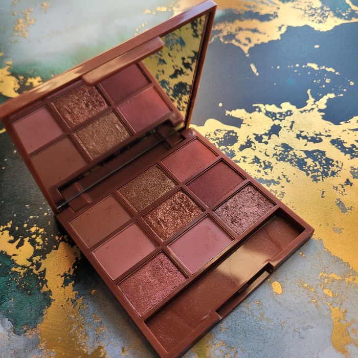 Cienie do powiek paletka FAB Factory 9 Kolorów brązy rudości