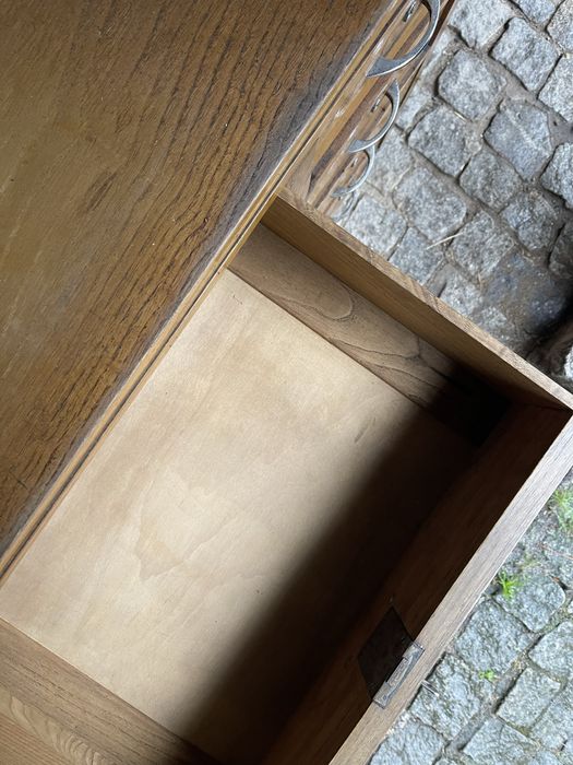 Secretária em castanho antiga