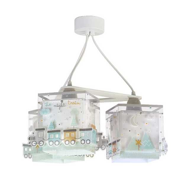 Lampa Sufitowa DALBER Pociąg – 3 lampy – Świeci w Ciemności!