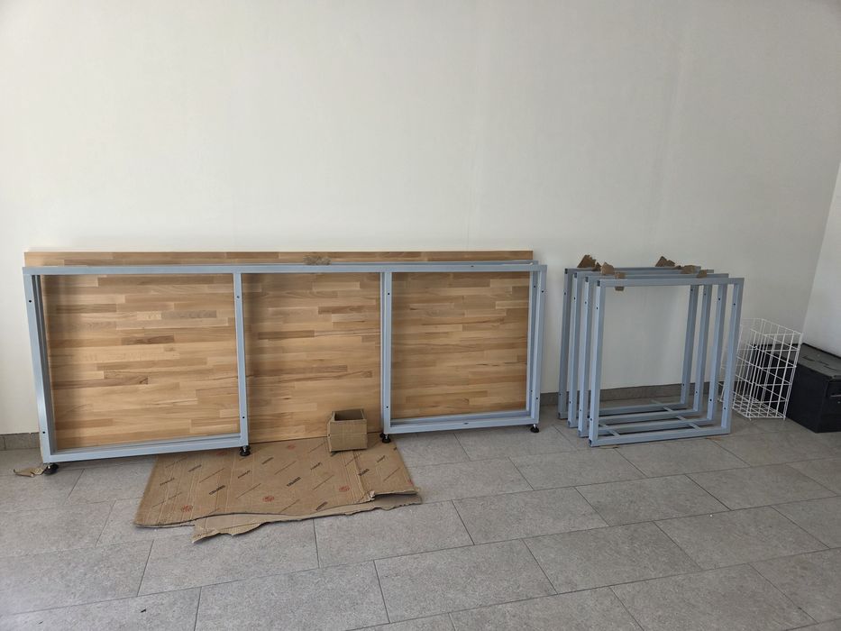 Stół warsztatowy ,medyczny skręcany , konstrukcja/ WYSYŁKA