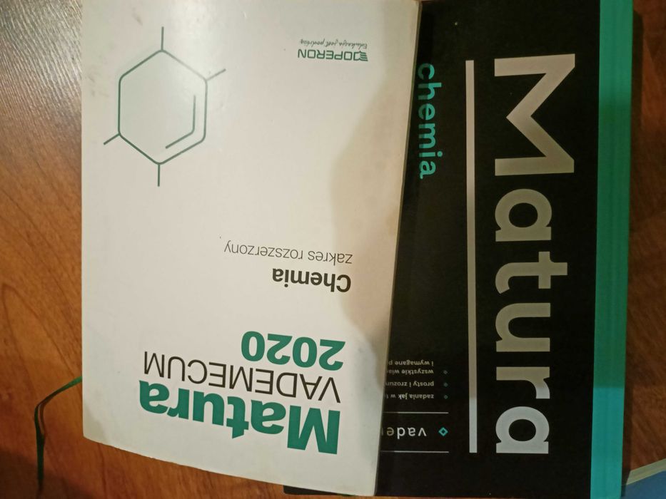 Matura z chemii, repetytorium, vademecum GREG i OPERON