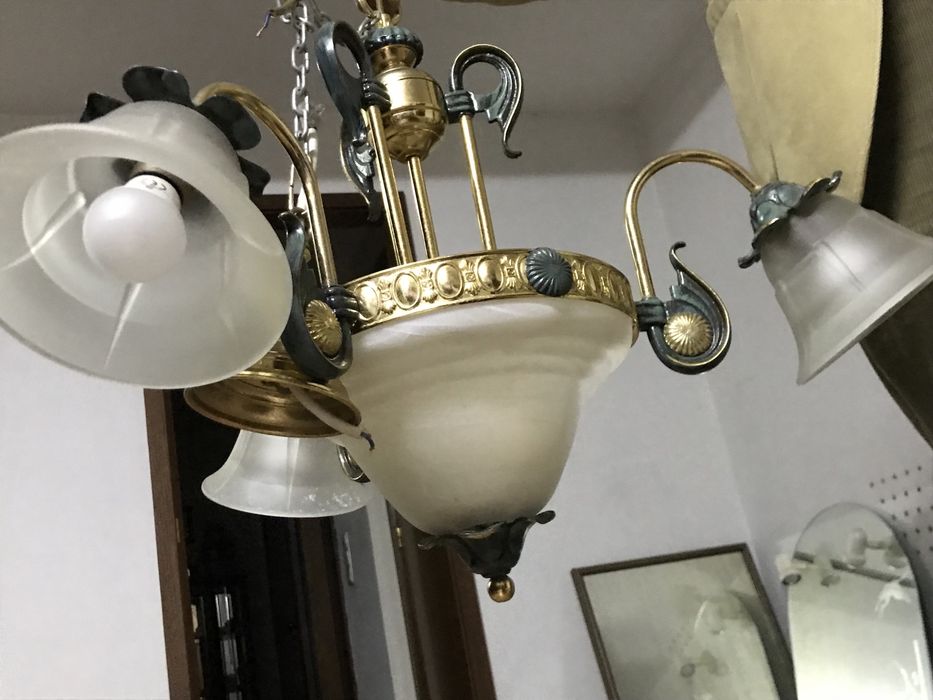 Candelabro a funcionar