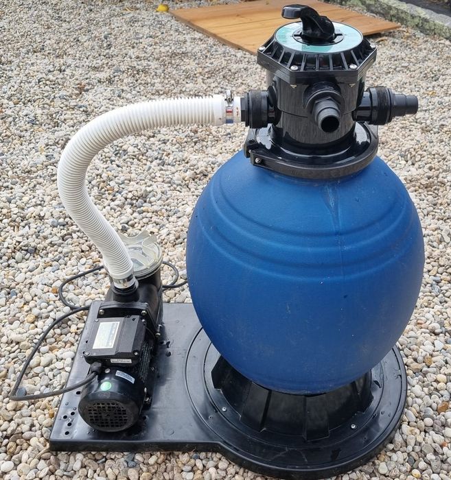Motor e filtro para piscina