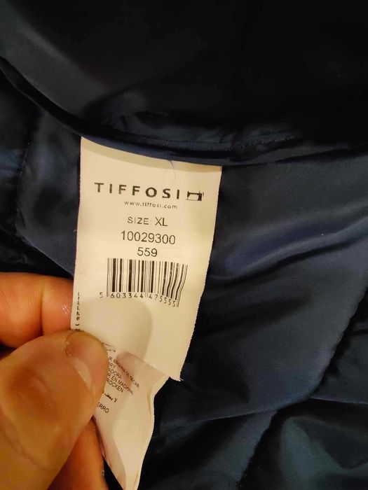 Casaco azul marinho da Tiffosi tam. XL em excelente estado