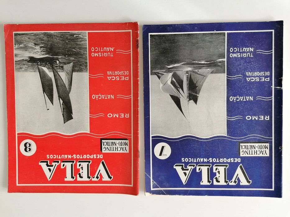 Revista Vela - desportos náuticos, iates - anos 40