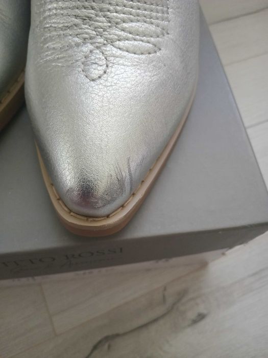 Чобітки козаки срібні