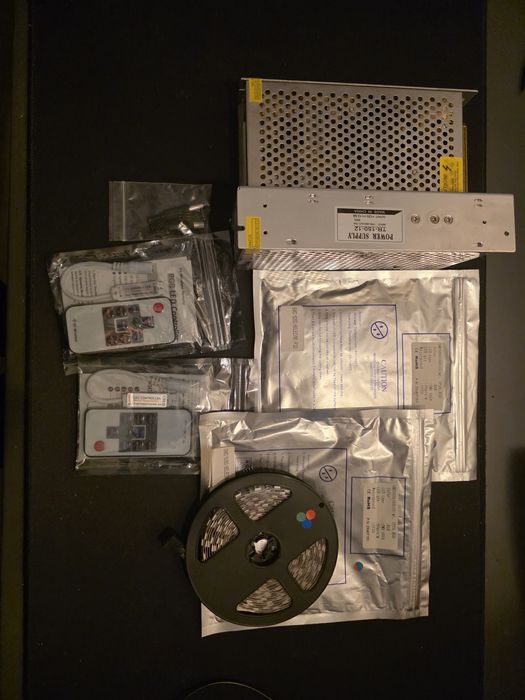 Лента rgb smd 5050  5 м + 5 м + 2 блока питания
