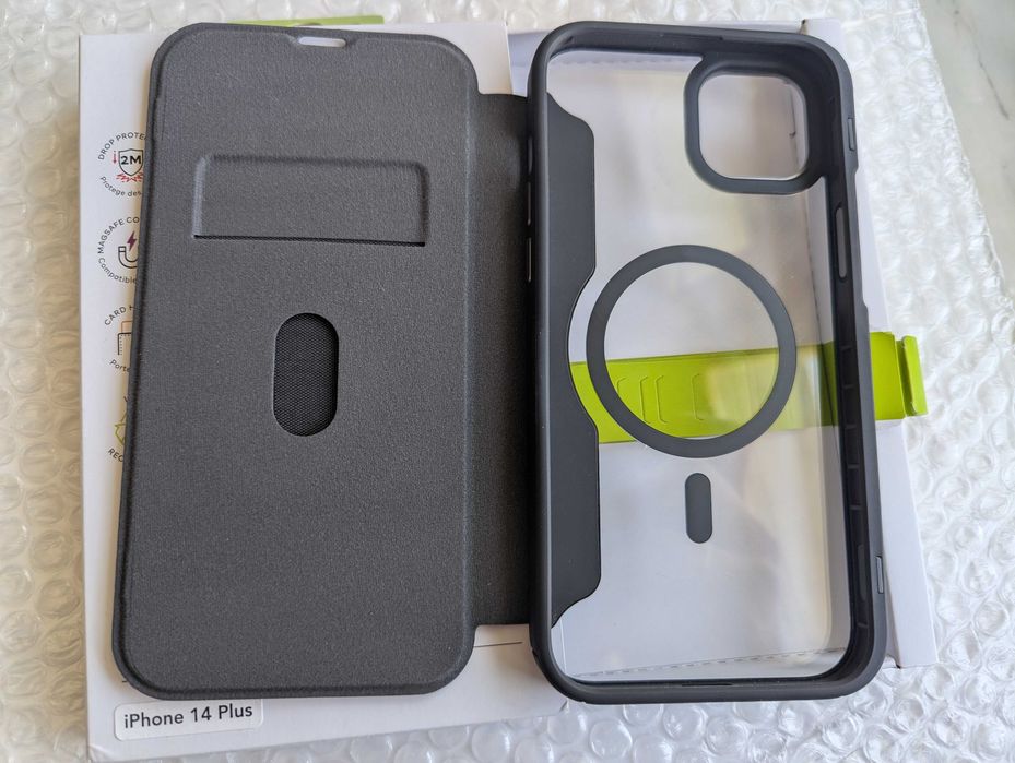 шикарний Premium Qdos iPhone 14 15 Plus з MagSafe Fold + Snap