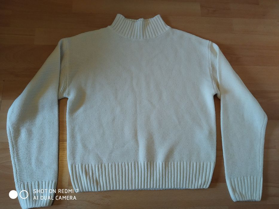 Sweter dziewczęcy oversize z półgolfem  170 firmy Pepko