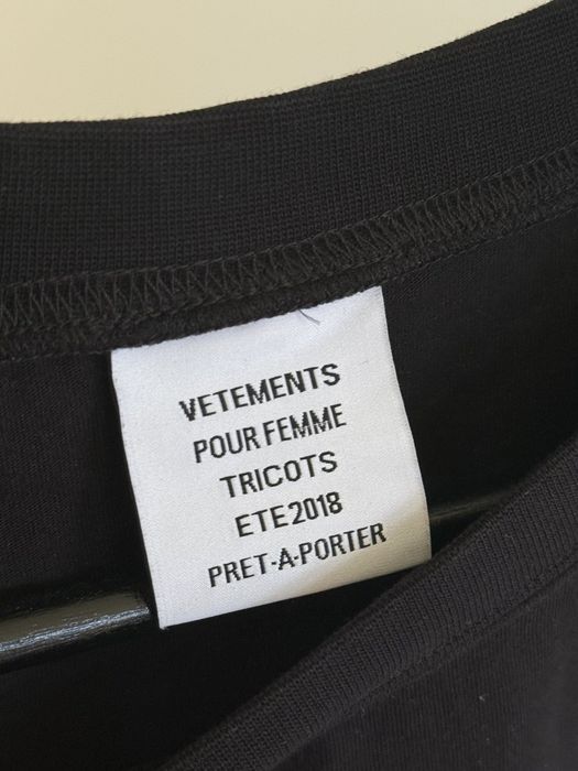 Vetements Eye of Horus T-Shirt in Black — zdjęcie 3