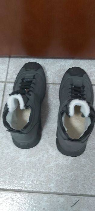 Botas de homem com forro térmico