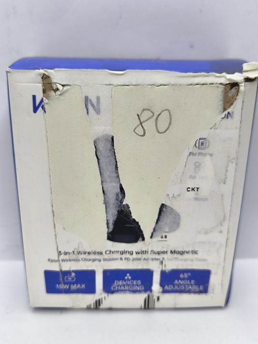 Ładowarka Indukcyjna 3w1 MAGSAFE + Szybka Kostka 20W | Zestaw iPhone Apple