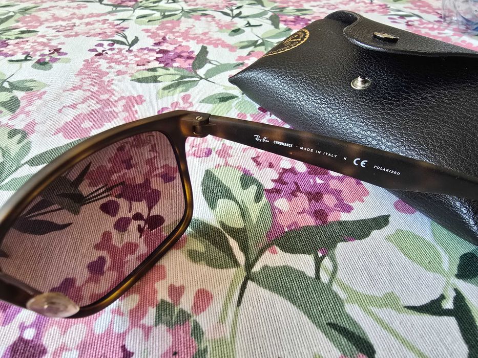 okulary ray ban RB4264 chromance havana przeciwsłoneczne