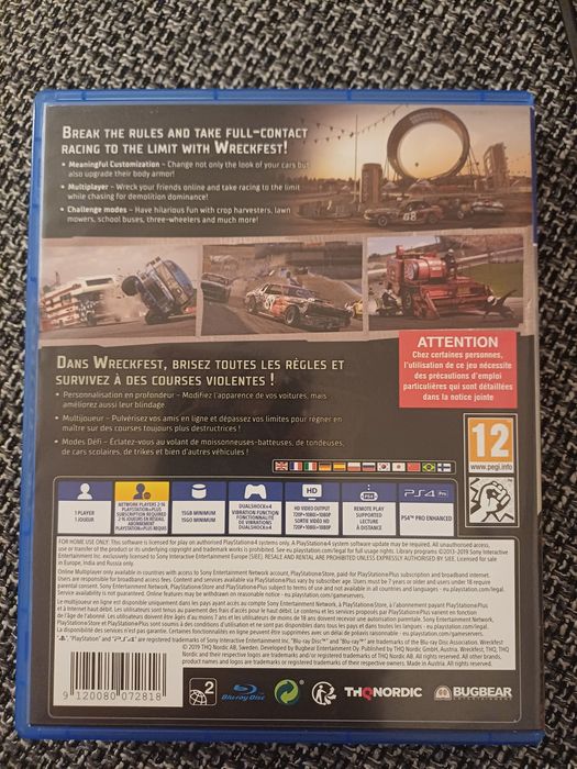 PS4 Gra wyścigowa WRECKFEST