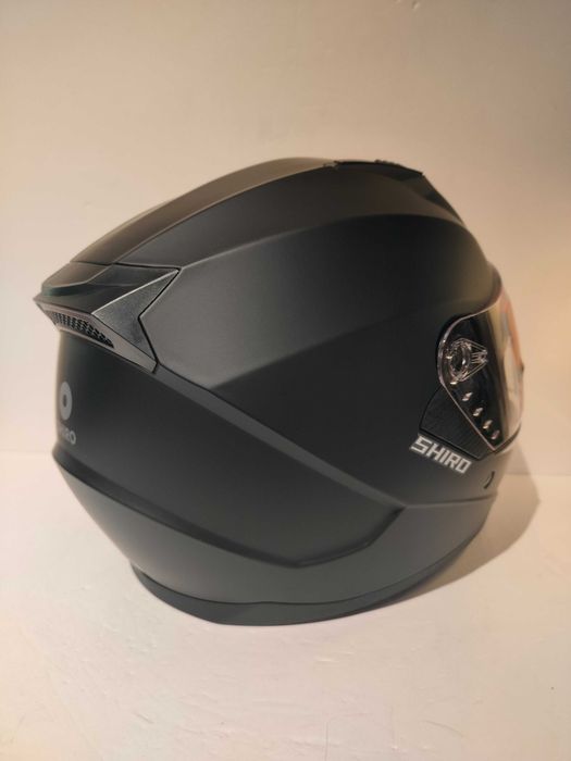 Capacete Shiro integral dupla-viseira mota scooter novo