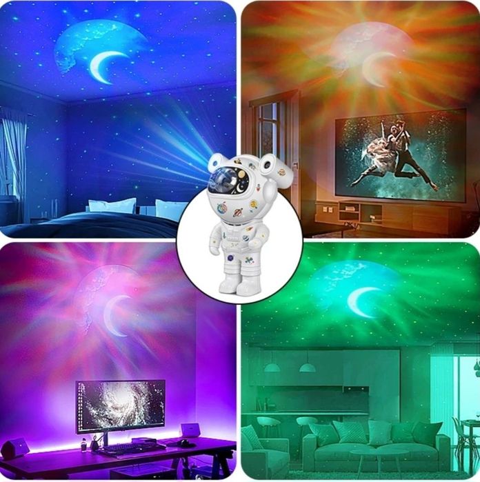 Нічник, проектор, світильник Астронавт Великий, подарунок