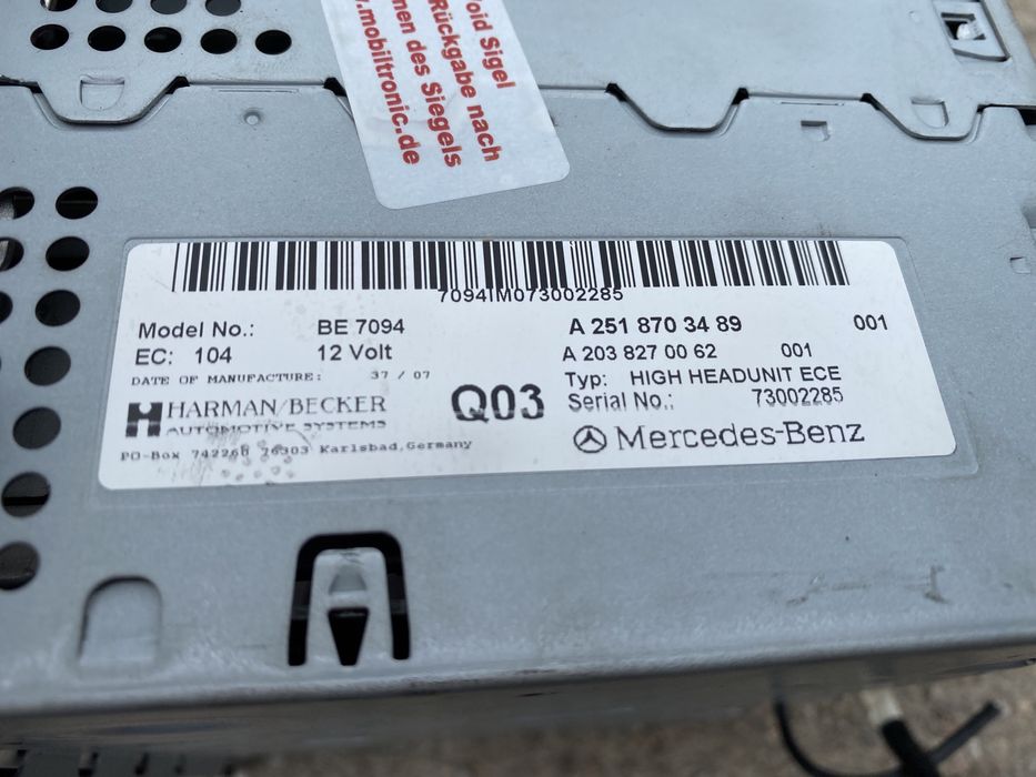 mercedes W251 radio nawigacja comand IDEALNA