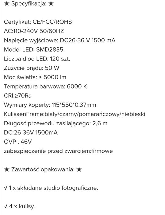 Fotostudio ciemnia foto budka 60x60x60