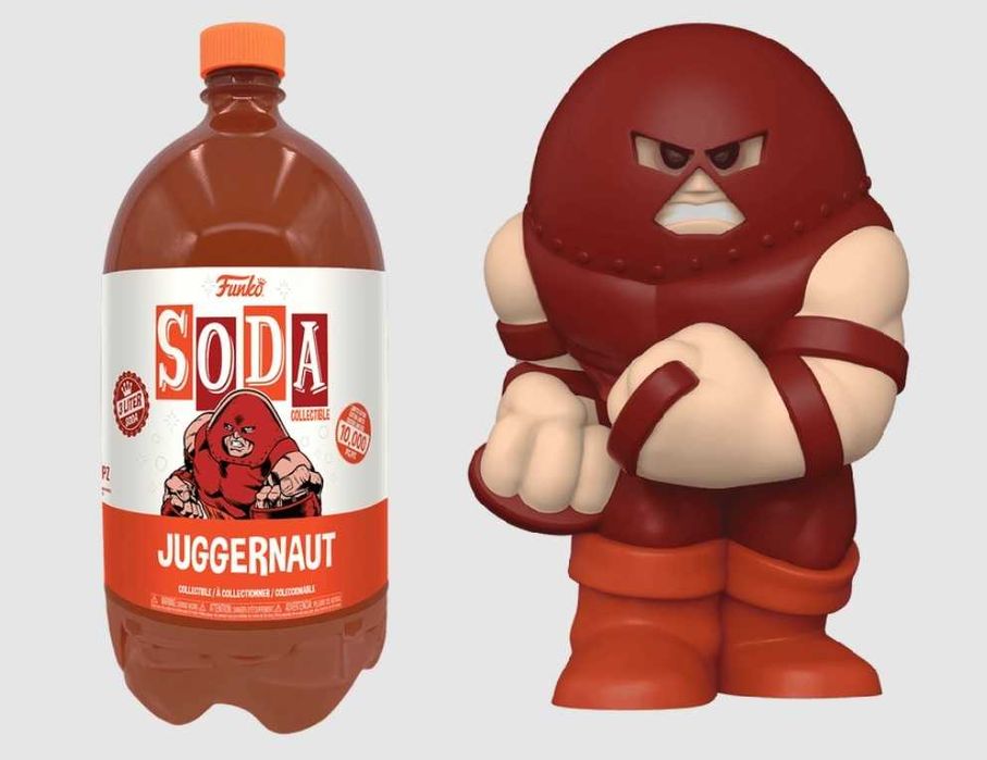 UNIKAT Funko Vinyl SODA JUGGERNAUT Marvel X-Men 3 Liter 3 LITRY