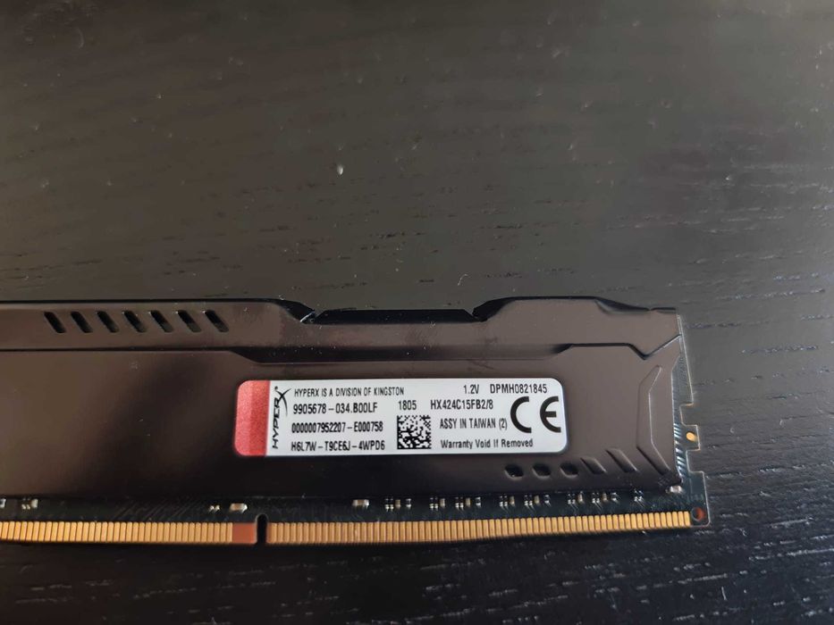 Memória RAM Kingston HyperX Fury 8GB DDR4 2400MHz