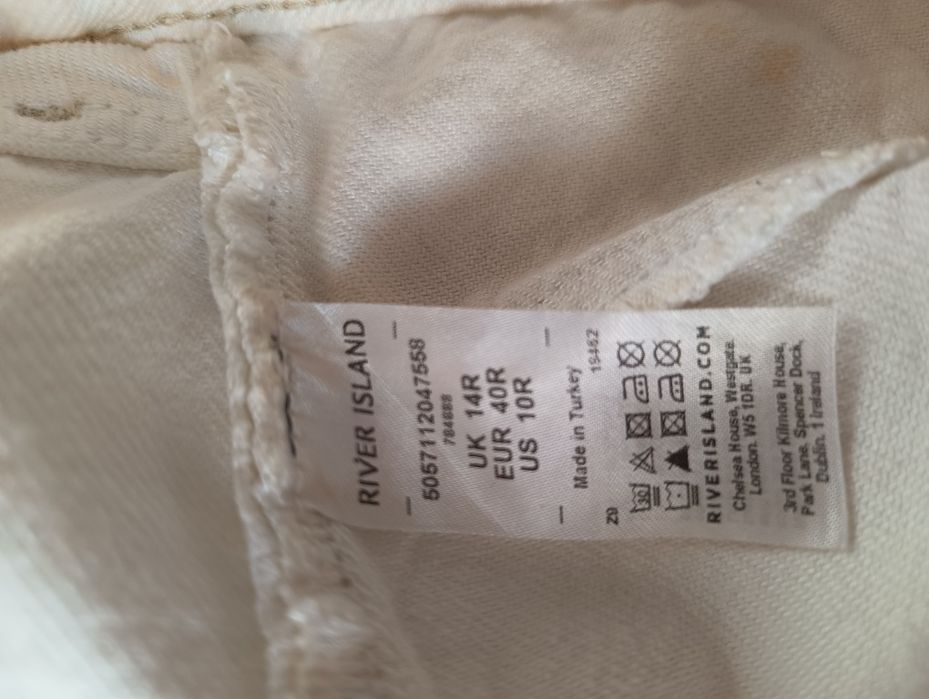 Spodnie damskie dzwony River Island r. 42