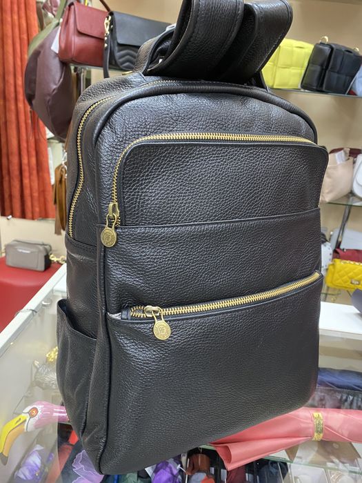 Чоловічий рюкзак Італійський рюкзак шкіряний рюкзак великий