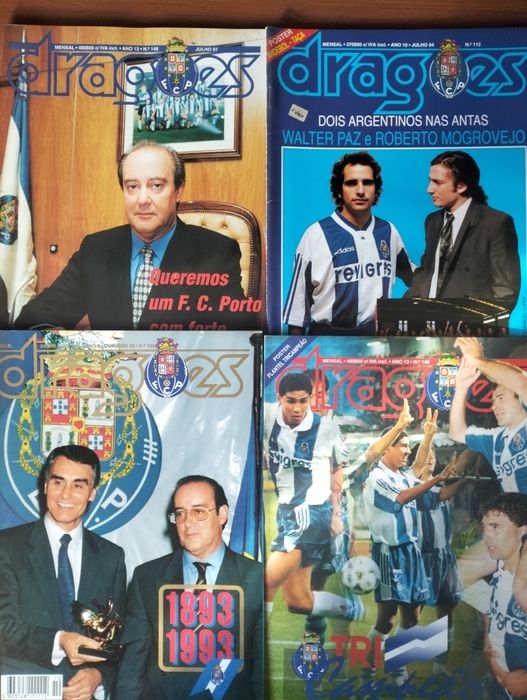 Antigas Revistas Dragões FC Porto