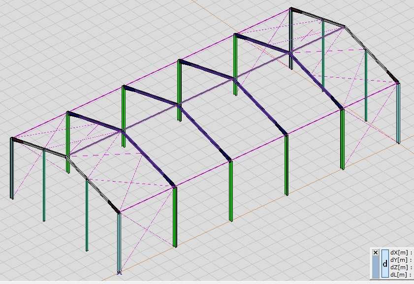 Modułowa konstrukcja hali 12x25 hala magazyn warsztat