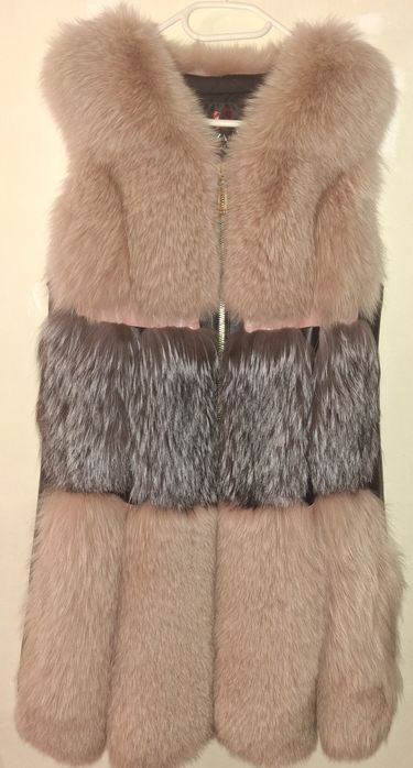 Меховая жилетка эксклюзивная