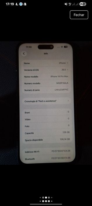 Iphone 14 Pro Max 128gb 100% bateria