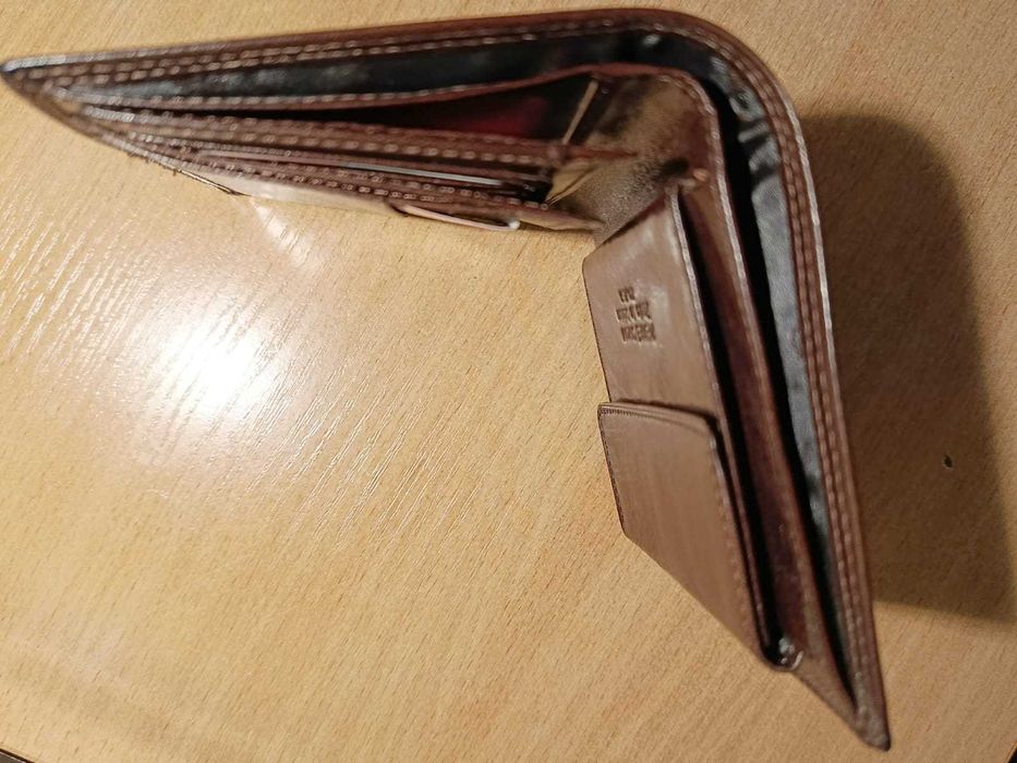 Portfel męski skórzany Pierre Cardin brązowy - wyprzedaż