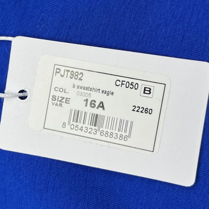 Bluza z kapturem Roberto Cavalli niebieska bawelniana xs (junior 16)