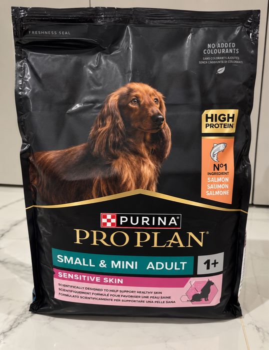 Корм Пурина Purina Pro Plan Small & Mini Adult 1+ Sensitive Skin з лососем 3 кг