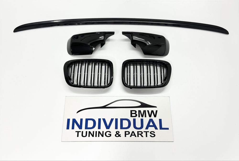 Ноздрі+накладки на зеркала bmw e46 BMW E46 решітки рестайлінг дорестайлінг бмв е46